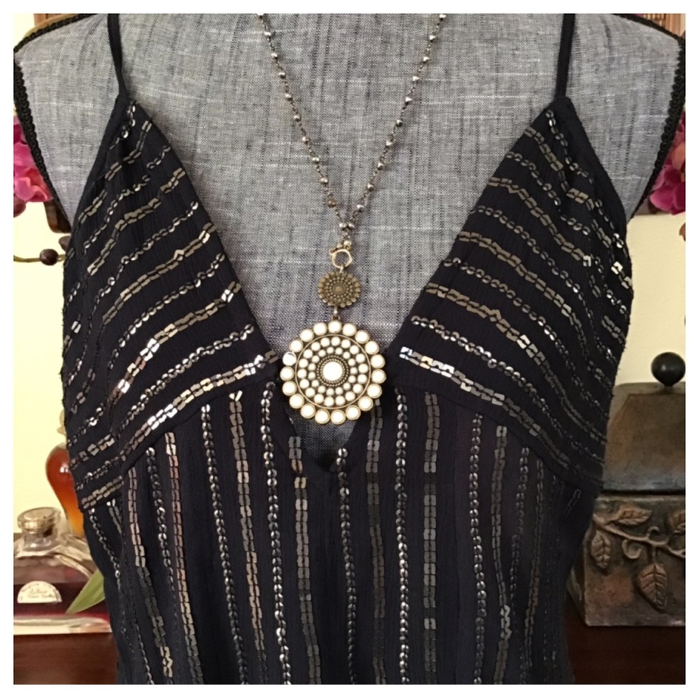 Free People Here She Is Embellished MinI.  NWT. - Picture 5 of 8